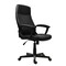 Techni Office Solutions 3.25' Solid Black Ergonomic Medium Back Executive Office Chair